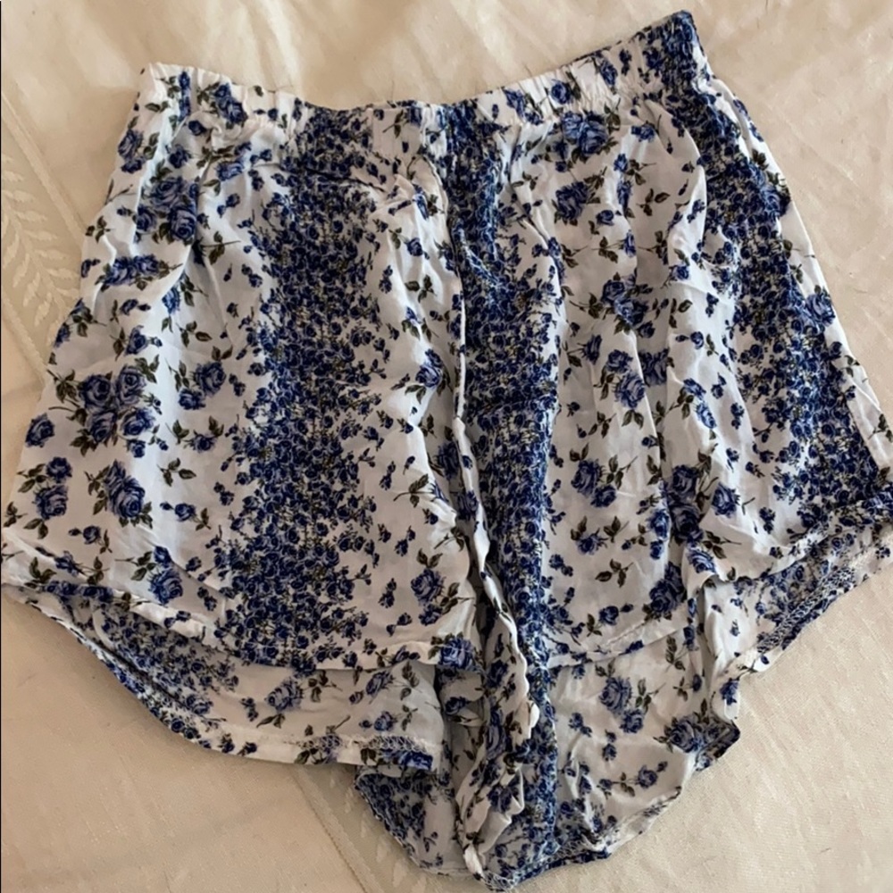 Brandy Melville Floral Print Shorts